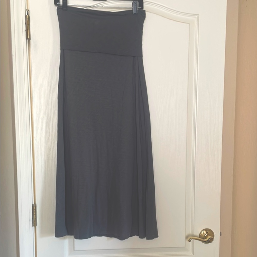 Velvet by Graham & Spencer Vintage Slub midi skirt
